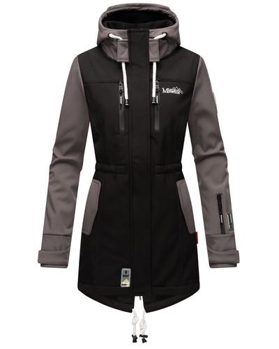 Marikoo Zimtzicke Damen Softshell Outdoor Jacke Übergangs Funktions Regen Mantel - Bild 46 von 218