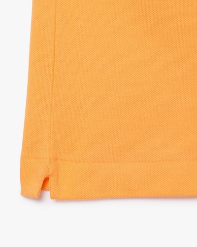 Lacoste L26635 Mens Orange Short Sleeve Classic Pique Polo Shirt Size XL - Picture 5 of 7
