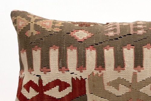 Decorative Pillow Cover, 12x20 in, Kilim Pillow, Turkish Pillow, Sofa Cushion - Picture 2 of 4