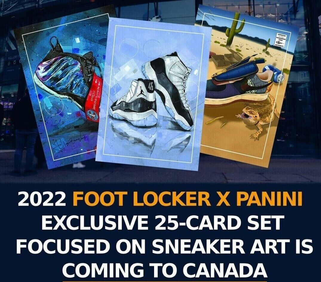 2022 Foot Locker Panini Sneaker Cards Pack Sealed Limited Edition 10 Packs  | eBay