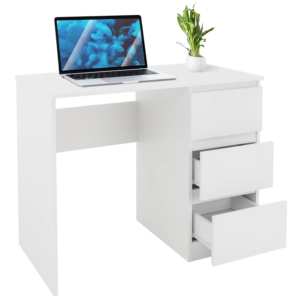 Bureau informatique table ordinateur table de travail meuble pc - Achat