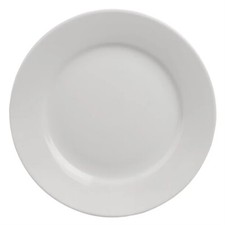 Olympia Athena Hotelware Classic Wide Rimmed Plate - 254mm 10" (Pack of 12)