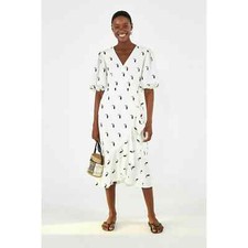 Anthropologie Farm Rio Toucan Wrap Dress Small