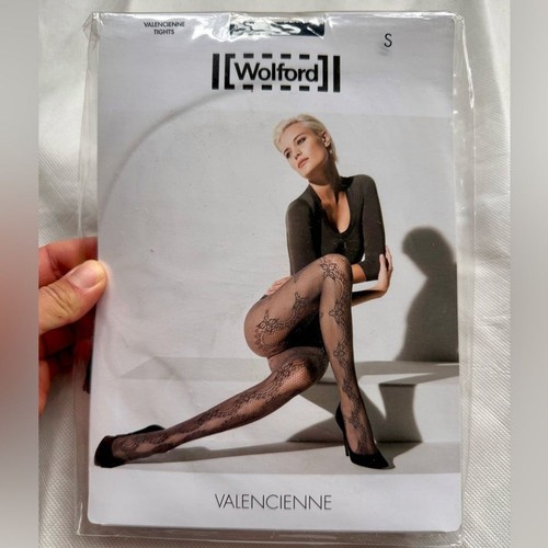 NWT Wolford Valencienne Tight, Black Size S - Picture 2 of 5