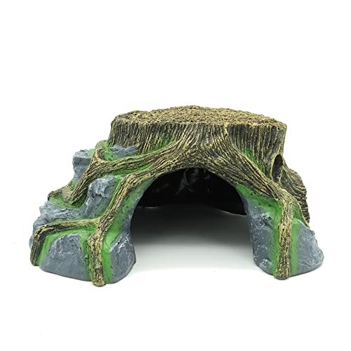 Resin Large Turtle Tank Accessories Reptile Hideouts Cave Habitat E- Large - Picture 4 of 8