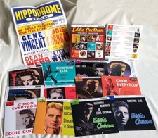 EDDIE COCHRAN -  UK  VINYL EP BOX SET . LTD EDITION BLACK VINYL.