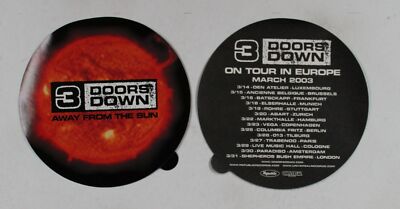 3 Doors Down Away From The Sun - Promosticker EU 2003 + Tourdates
