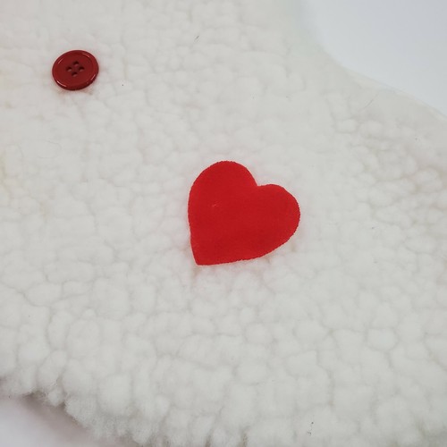 Vintage Sterling Inc Plush Snowman Broom Hat Scarf Lined Christmas Stocking - Picture 4 of 7