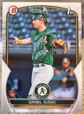 2023 Bowman 1st Prospect Daniel Susac #BP-5 Oakland Athletics