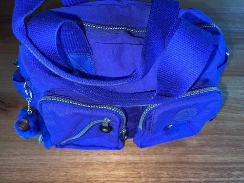 LIKE NEW LADIES KIPLING DEFEA PURPLE SHOULDER BAG - Picture 5 of 18