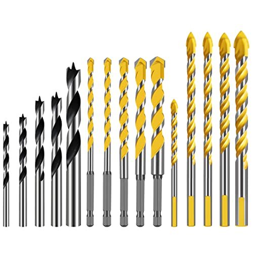 Baker and Bolt Extra Long 12" Brad Point Drill Bit Set for Assorted Styles - Picture 28 of 41