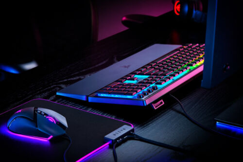 Razer Ornata V3 Low-Profile Mecha-Membran RGB Tastatur Schweiz QWERTZ Gaming USB - Bild 5 von 6