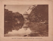 Poland Warsaw photographic illustration before 1914 Motif from the Saxon Garden
