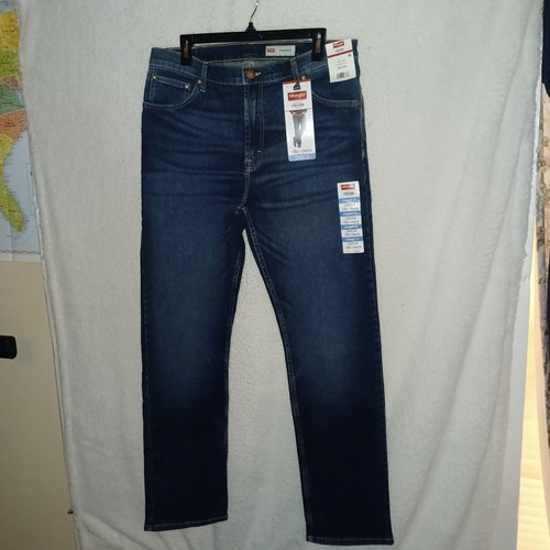 Wrangler Five Star Premium Herren 34X34 Straight Fit Jeans Dark Wash Blau (A1) - Bild 1 von 12