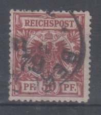 Deutsches Reich Nr. 50 a gestempelt - tief gepr&uuml;ft Petry - ansehen!! (2)