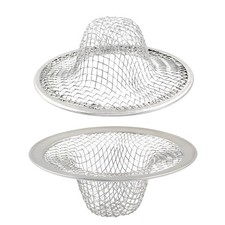 2 Pack Stainless Steel Kitchen Sink Strainer 2 Inch Mesh Basket Drain Filter