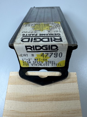 #ad #ad RIDGID 47790 RH HIGH SPEED UNV PIPE DIES STAINLESS STEEL New Old Stock $114.99