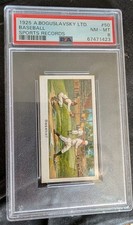 1925 A. Boguslavsky Sports #50 Baseball George Sisler PSA 8 Just 3 Higher Of 304