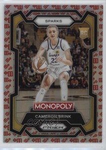 2024 Panini Prizm Monopoly WNBA Dice Prizm Cameron Brink #39 Rookie RC