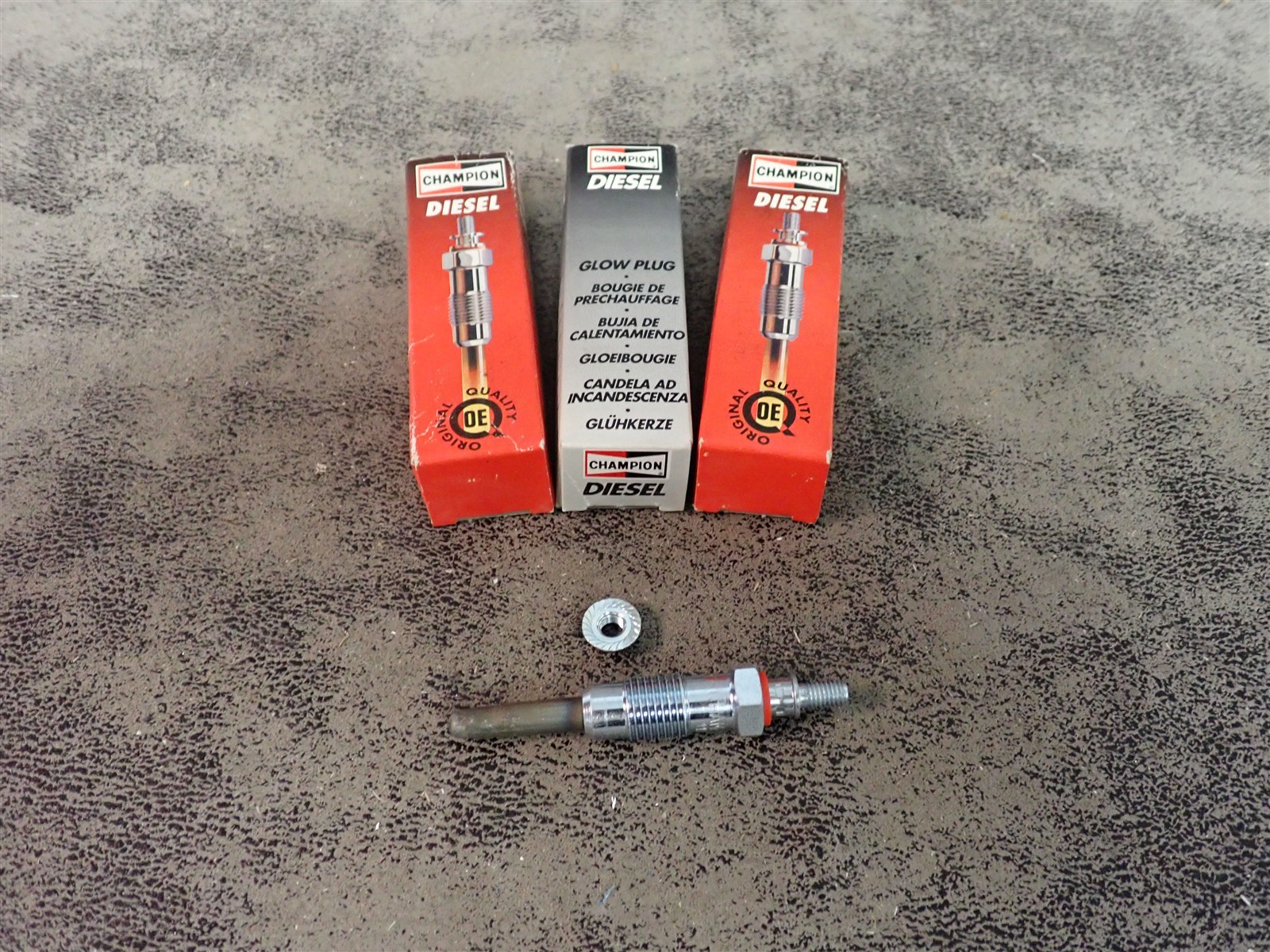 Set of 3 NEW Champion 168 CH68 Diesel Glow Plugs BN297
