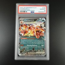 PSA 10 Charizard ex 125/197 Play! Prize Pack Graded Pokemon Card