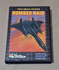 Sega Master System Two Mega Power Bomber Raid Video Game 1988