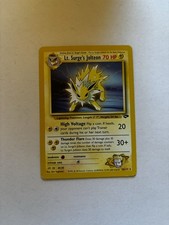 Pokemon TCG Gym Challenge Lt Surge’s Jolteon 28/132 Rare Non-Holo
