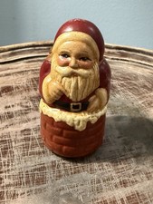 Ila Lefever Santa W Tree Chalkware 2002 Signed #22/500 Ila Lefever Santa W Tree Chalkware 2002 Signed #22/500