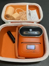 M110 Phomemo Mini Thermal Printer Cord Extra Paper Roll and Case