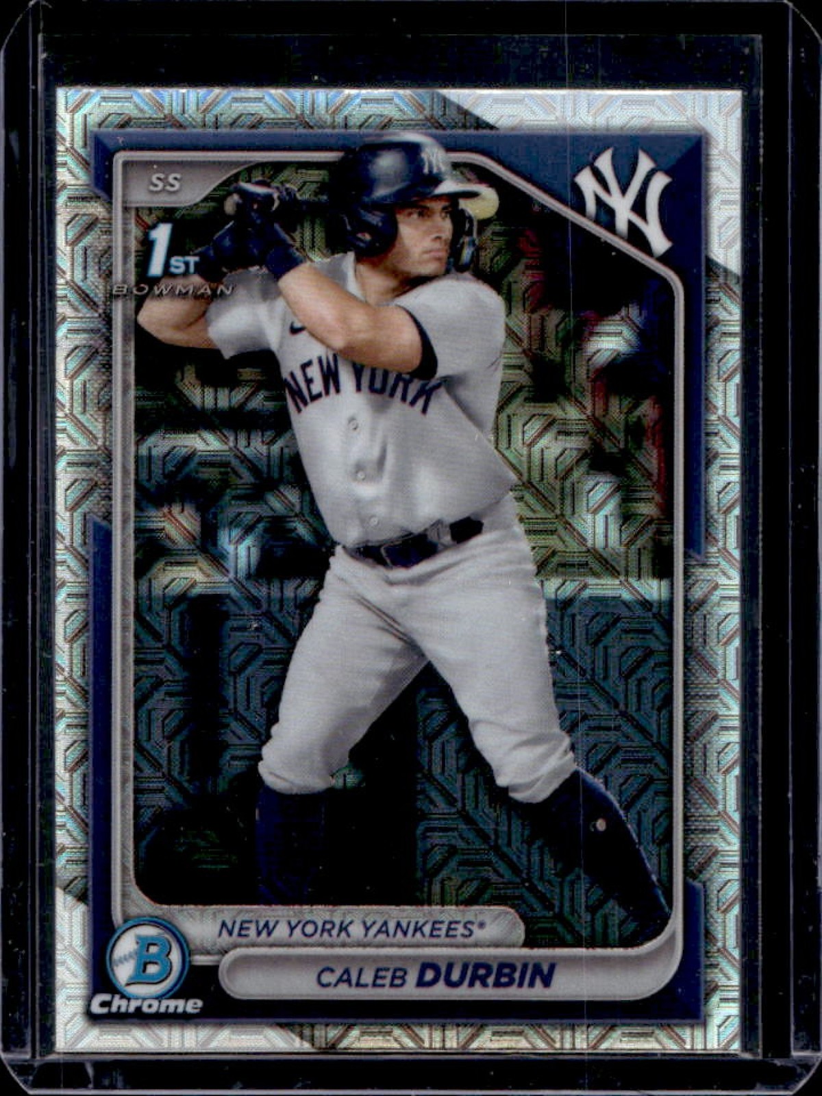 2024 Bowman Chrome Caleb Durbin Mega Box Refractor 1st #BCP-214 Yankees