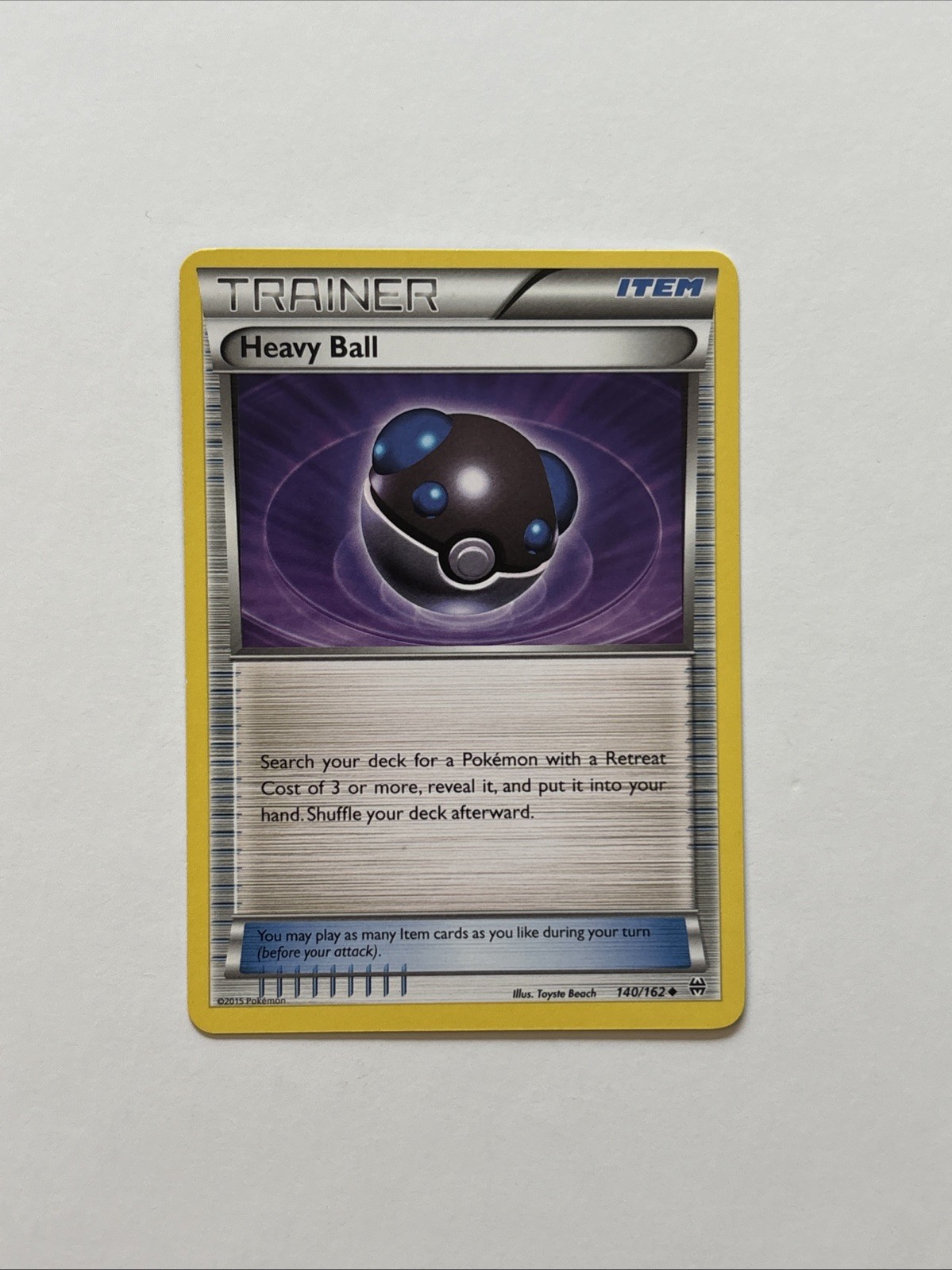 Heavy Ball 140/162 XY Breakthrough Pokemon NM