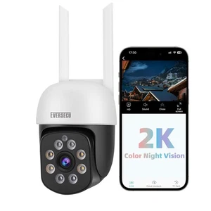 2K 3.0MP Extérieur WiFi PTZ , 2.4G WiFi, Suivi automatique, 2 Mode audio, couleur & C'est quoi, ça ?