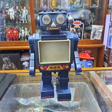 Vintage Plastic Robot Japan Working