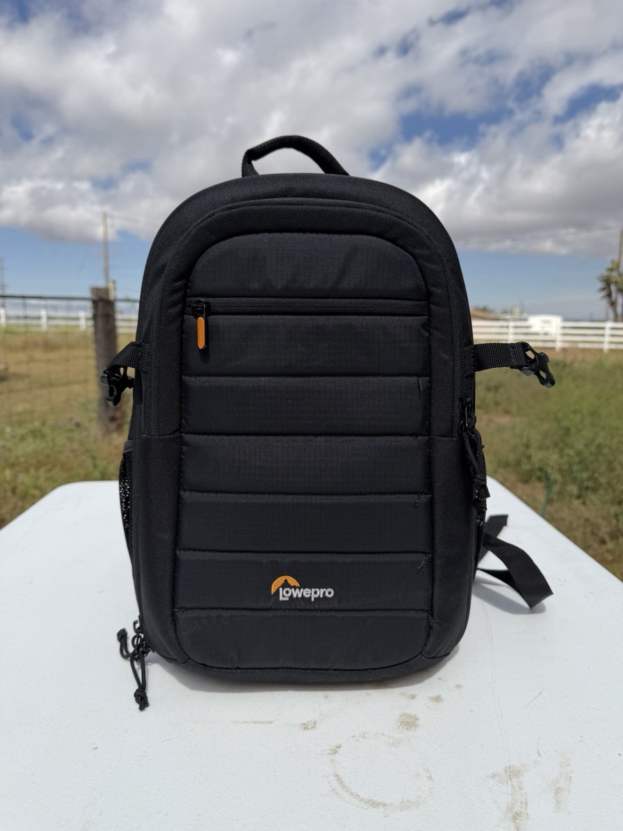 Lowepro Camera Backpack Bag Black/Gray Padded Adjustable Straps | eBay