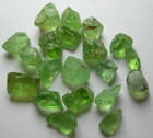 PERIDOT, LIGHT GREEN ROUGH FOR FACETING, PAKISTAN — photo 3