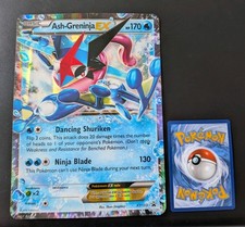 Ash-Greninja EX XY133 JUMBO Black Star Promo LP Pokémon TCG 