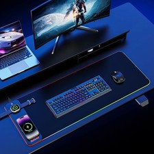 Gaming Mouse Pad - Fast Wireless Charging Mouse Pad with RGB Light, US Seller