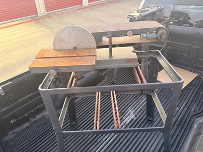 Walker Turner Belt & Disc Sander Grinder Combo Classic Vintage Antique Machine