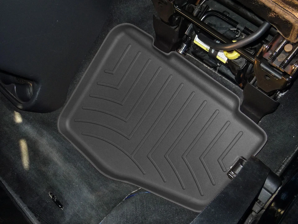 WeatherTech FloorLiner for 1997-2006 Jeep Wrangler 2-Door - 2nd Row, Black - Image 2 of 4