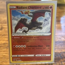 Pokémon TCG Radiant Charizard Crown Zenith 020/159 NM Condition
