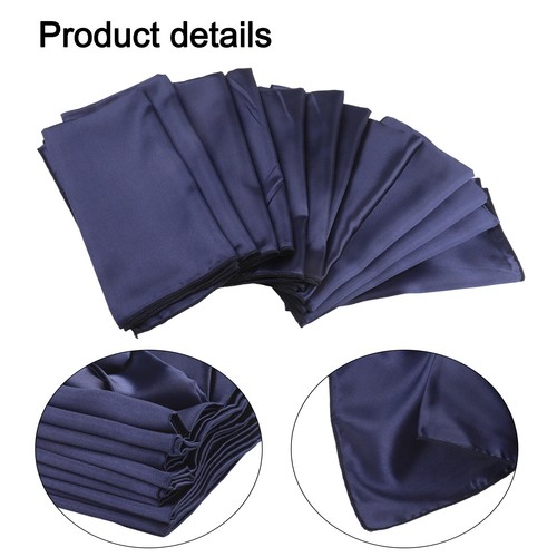 12X Restaurant Cloth Napkins 43X43cm Dinner Napkins For Party Wedding Decor - Picture 12 of 30