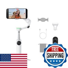 Insta360 Flow 2 Pro Vlog Bundle White - Foldable AI Phone Gimbal