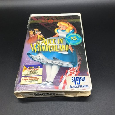 Alice in Wonderland VHS 1986 Animation Special Bonus Feature Buena Vista Sealed