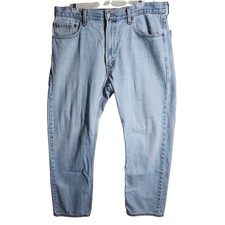 VTG Levi's 505 Regular Fit Light Wash Denim Jeans Mens 36X30 DISTRESSED SEE PICS