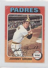 1975 Topps Mini Johnny Grubb #298 2j3