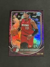 2026 Bowman Basketball Bam Adebayo Purple Reptilian /199 #BCV-89