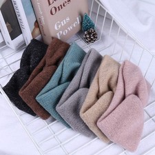 Simple And Versatile Wide-sided Cross Woven Knitted Headband