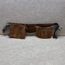 NICHOLAS Work Gear Suede Cowhide No. 497 Tool Pouch Belt Adjustable USA Made