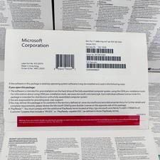Windows 11 Pro ky Genuine DVD ST CKER Global / Factory Sealed