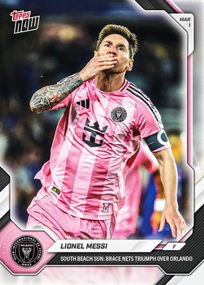 【Messiさん専用】FMV ESPRIMO Lionel Messi South Beach Sun Brace - 2026 MLS Topps NOW - Card 7
